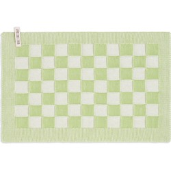 Knit Factory Placemat Block - Ecru/Spring Green - 50x30 cm