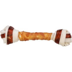 PETSTYLE LIVING GEKNOOPT BOT MULTICOLOR MET KIP 25-26 CM