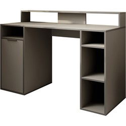 Meubella - Bureau Charlotte - Grijs - 125 cm
