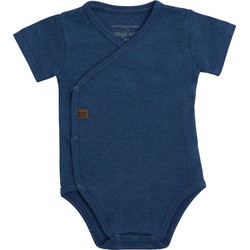 Baby's Only Rompertje Melange - Jeans - 56 - 100% ecologisch katoen
