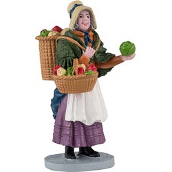 Vegetable Vendor 4x10x13 cm Kersthuisje