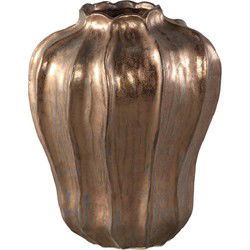 PTMD Vaas Hamish - 24x24x30 cm - Keramiek - Brons