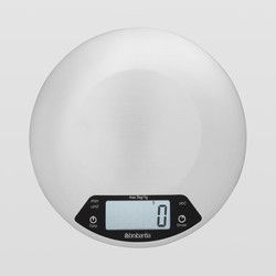 Profile Digitale keukenweegschaal rond, met kookwekker - Matt Steel