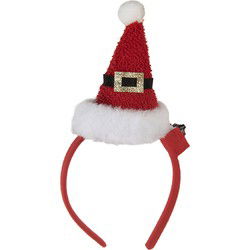 Clayre & Eef Kerst Haarband 27 cm Rood Kunststof