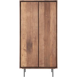 DTP Home Cupboard Metropole low, 2 doors,180x90x45 cm, recycled teakwood