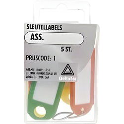 Sleutellabels ass. 5st