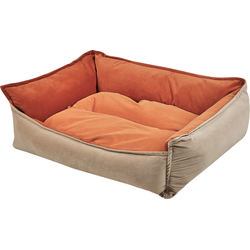 Beliani IZMIR - Dierenbedje-Beige-Fluweel