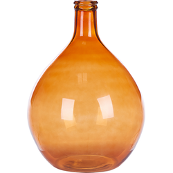 CHATNI - Decoratieve vaas - Goudbruin - Glas