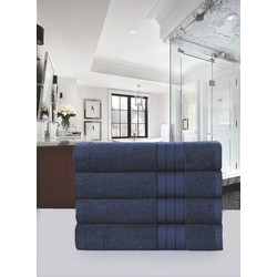 Good Morning Handdoeken 4 stuks 70 x 140 cm Blauw