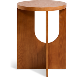 Bijzettafel Oscar - Walnoot Ø40cm