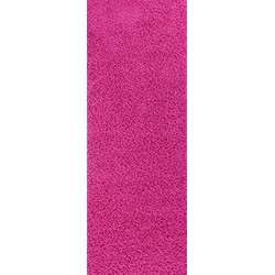 Hoogpolig Shaggy Loper Gang LILLY - Roze - 80x220 cm 