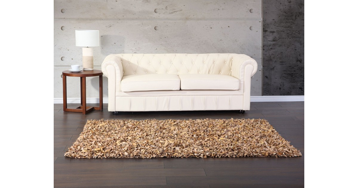 Vloerkleed beige 140 x 200 cm MUT