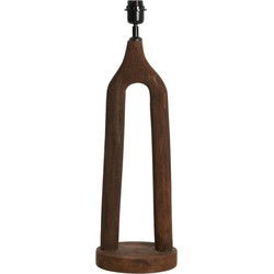 Light & Living - tafellamp - Xitta - bruin - hout - losse armatuur - E27 - 7042464