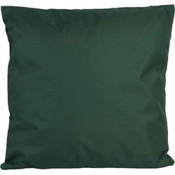 Buitenkussen 45x45x12 cm donkergroen