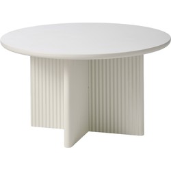 Salontafel Rond Ø80cm - Greige MDF - Palma