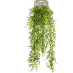 Kunstplant - Groene Kantvaren - 80 cm - Hangplant/Tak - Kunstplanten