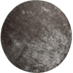 PTMD Flavia Grey viscose handwoven carpet round 200 cm