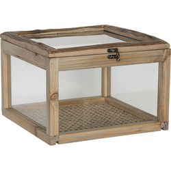 Clayre & Eef Opbergkist Bruin Hout