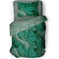 LINNICK Dekbedovertrek Katoen Quartz Shards - green 140x200/220cm