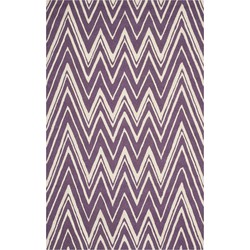 Safavieh Modern Indoor Hand Tufted Area Rug, Cambridge Collection, CAM711, in Purple & Ivory, 183 X 274 cm