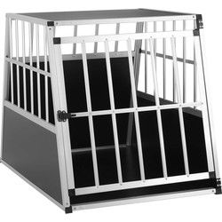 Hondentransportbox L 90x66x72cm Aluminium