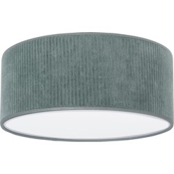 Baby's Only Plafondlamp babykamer - Plafonnière Sense - Zeegroen - Ø35 cm - Inclusief pendel - E27 fitting - 13 watt