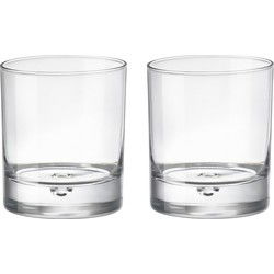 Bormioli Whisky glazen - 6x - Barglass serie - transparant - 280 ml - Whiskeyglazen