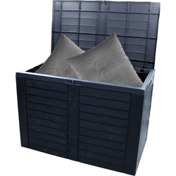 HIXA Opbergbox - Tuinkussenbox - met Deksel - Tuinbox - Kussenbox - 170L - Balkonbox - Waterdicht - 75x44x53CM - Perfect voor je Balkon