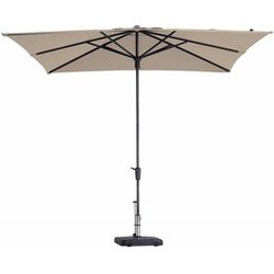 Paros II round ecru stokparasol 300 cm zonwering