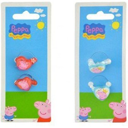 2-Delige Peppa Pig kinderringen set