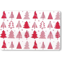 Unique Living - Placemat Xmas Tree 30x45cm Red