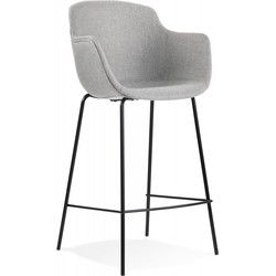 FORTI halfhoge snackkruk 59x54x975 cm Grijs
