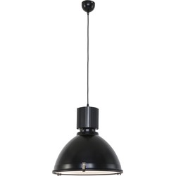 Steinhauer hanglamp Warbier - zwart - metaal - 47 cm - E27 fitting - 7277ZW