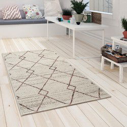 Binnen en Buitenkleed Ostivia - Geo - Creme - 120x170 cm