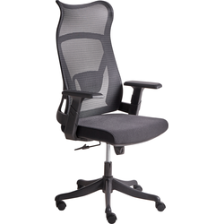 Beliani BARD - Bureaustoel-Zwart-Mesh