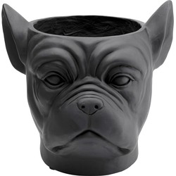 Kare Bloempot Bulldog Black