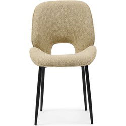 Riviera Maison Mr. Beekman Dining Chair, peluche bouclé, natural grey