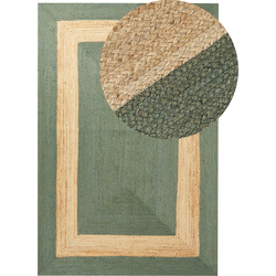 KARAKUYU - Vloerkleed - Groen - 200 x 300 cm - Jute