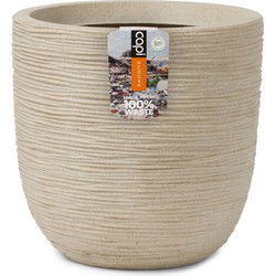Pot bol Waste Rib H41 cm terrazzo beige