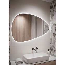 Badplaats Badkamerspiegel Sona LED - 118 x 78 cm - LED verlichting - Badkamer Spiegel - Spiegel Douche
