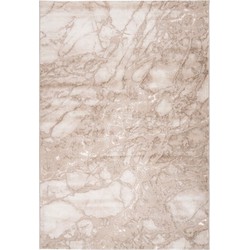 Tapijtenloods Fashion Marmer - Laagpolig Vloerkleed - Design Tapijt - Beige- 240x330 CM