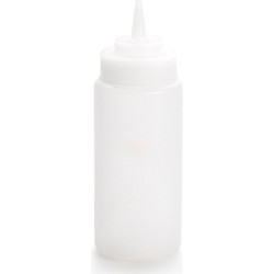 Plasticforte Doseerfles - kunststof - transparant - 500 ml - Maatbekers