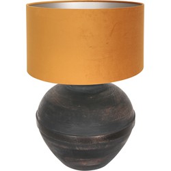 Anne Light and home tafellamp Lyons - zwart - metaal - 40 cm - E27 fitting - 3470ZW