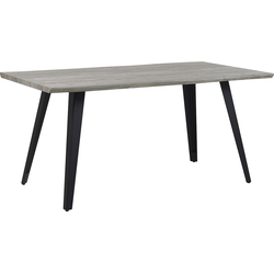 WITNEY - Eettafel - Grijs - 90 x 160 cm - MDF