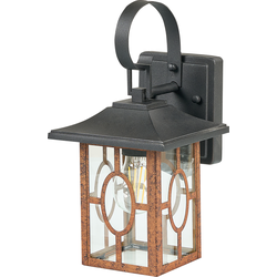 Beliani SHAGGIE - Outdoor wandlamp-Koper-Glas