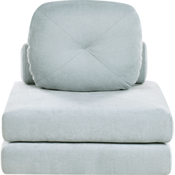 Beliani OLDEN - Slaapbank-Blauw-Polyester