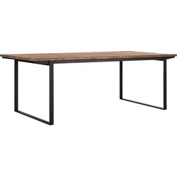DTP Home Dining table Odeon rectangular,78x225x100 cm, recycled teakwood