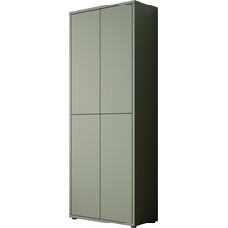 Meubella - Schoenenkast Amber - Groen - 75 cm