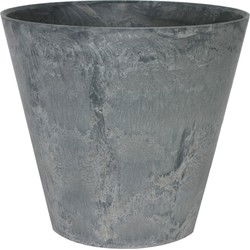 Ter Steege Bloempot - grijs - natuursteen look - D32 x H29 cm - Plantenpotten