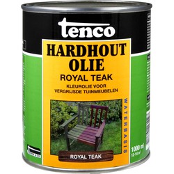 Hardhoutolie royal teak 1l verf/beits - tenco